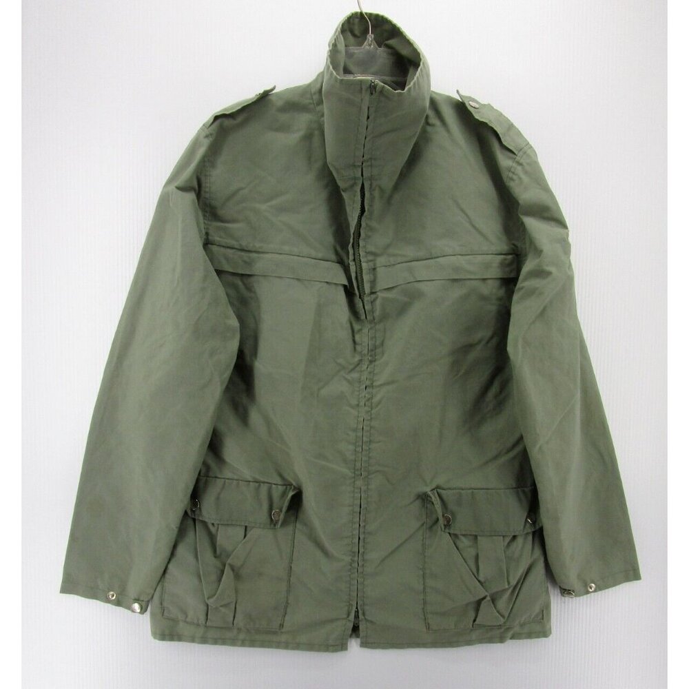 Fjallraven Jacket XL Military Coat Army Vented Full Zip Sweden 52/54*